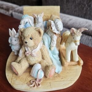 Cherished Teddies Christopher 3I6/457 1991 950483 "Old Friends Are The Best Frie